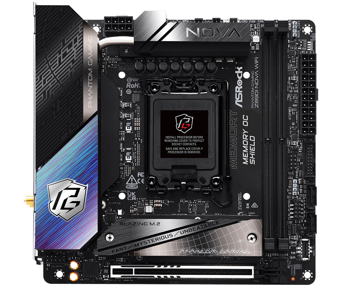 Mainboard ASROCK Z890 PRO-A WIFI (Intel Z890, Socket 1851, ATX, 4 khe RAM DDR5)