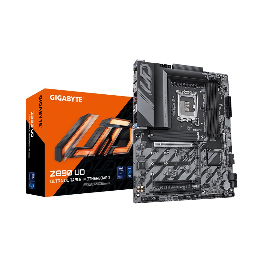 Mainboard GIGABYTE Z890 UD (Intel Z890, Socket 1851, ATX, 4 khe RAM DDR5)