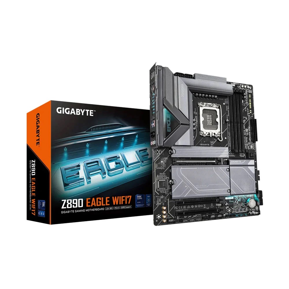 Mainboard GIGABYTE Z890 EAGLE WIFI7 (Intel Z890, Socket 1851, ATX, 4 khe RAM DDR5)