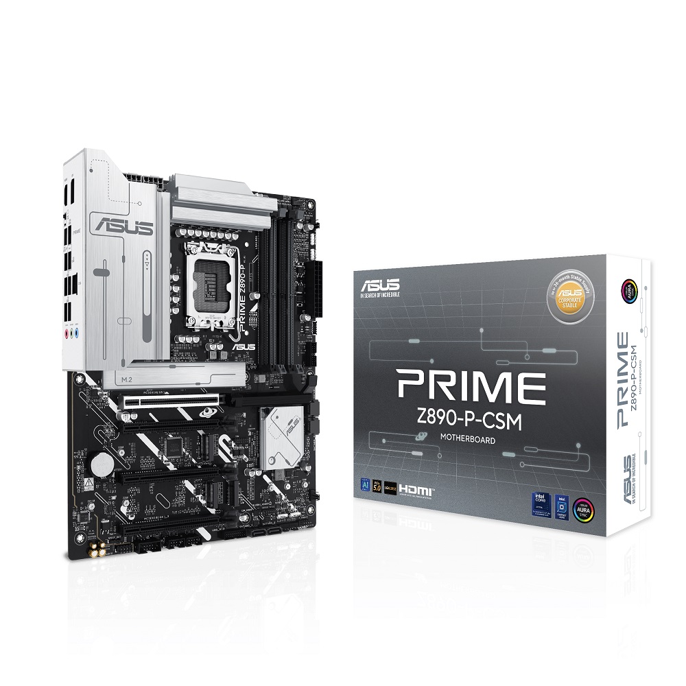 Mainboard ASUS PRIME Z890-P-CSM (Intel Z890, Socket 1851, ATX, 4 khe RAM DDR5)