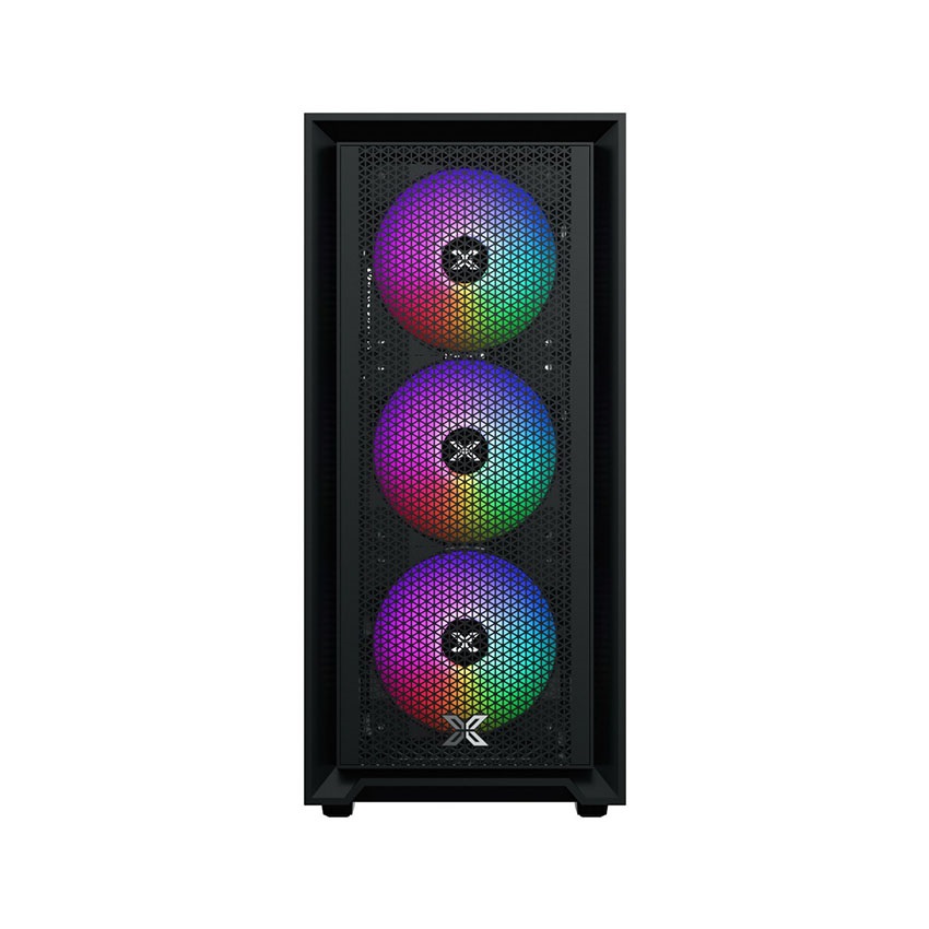 Thùng máy Case Xigmatek Sky II 3F - Đen | Kèm 3 fan RGB (EN44182)