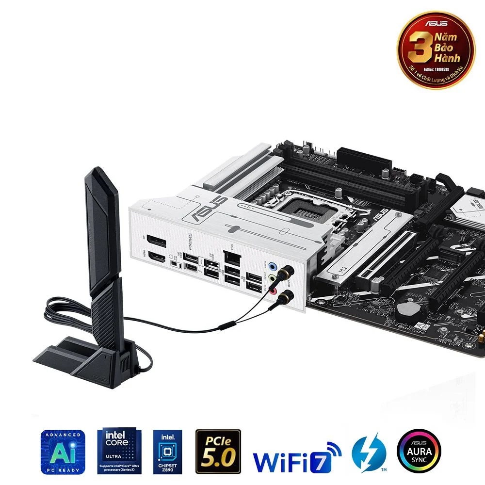 Mainboard ASUS PRIME Z890-P WIFI CSM (Intel Z890, Socket 1851, ATX, 4 khe RAM DDR5)