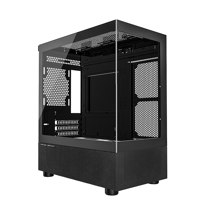 Vỏ Case KENOO ESPORT MK200 Black ( Matx, Màu Đen) - Case Bể Cá