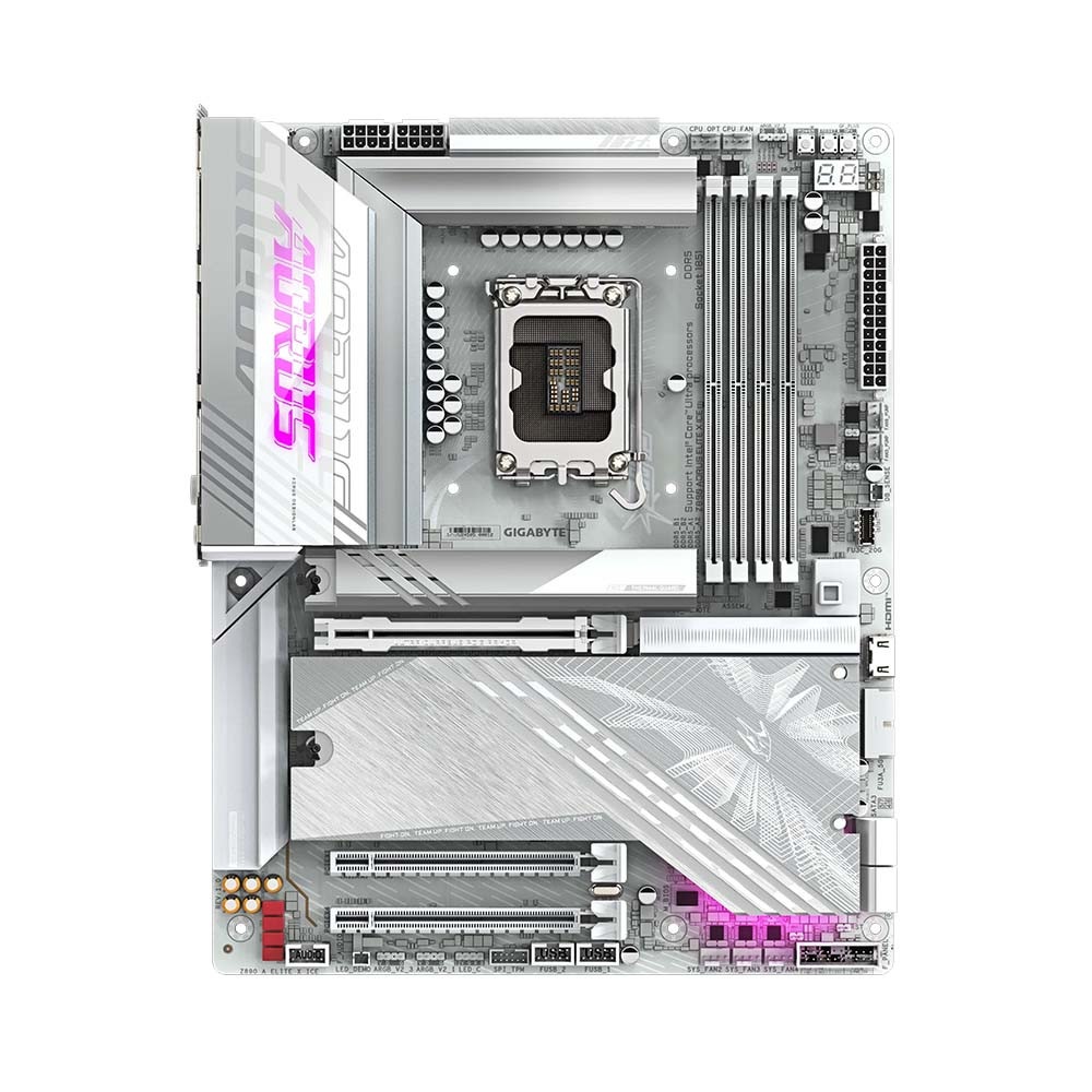 Mainboard GIGABYTE Z890 AORUS ELITE X ICE Wi-Fi (Intel Z890, Socket 1851, ATX, 4 khe RAM DDR5)