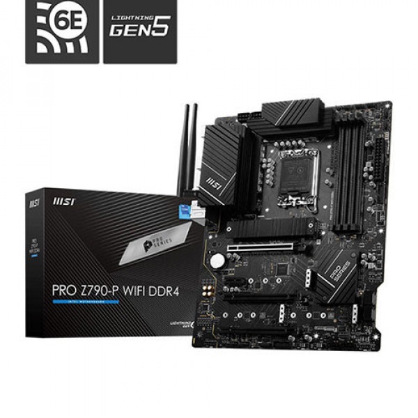 Mainboard MSI PRO Z790-P WIFI DDR4 (Intel Z790, Socket 1700, ATX, 4 khe Ram DDR4)