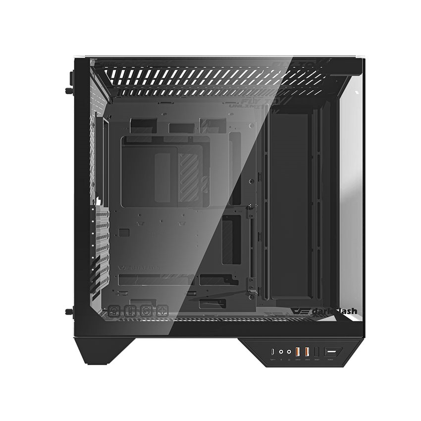 Vỏ Case DarkFlash DY470 Black (ATX, Mid Tower,Màu Đen) Case Bể Cá