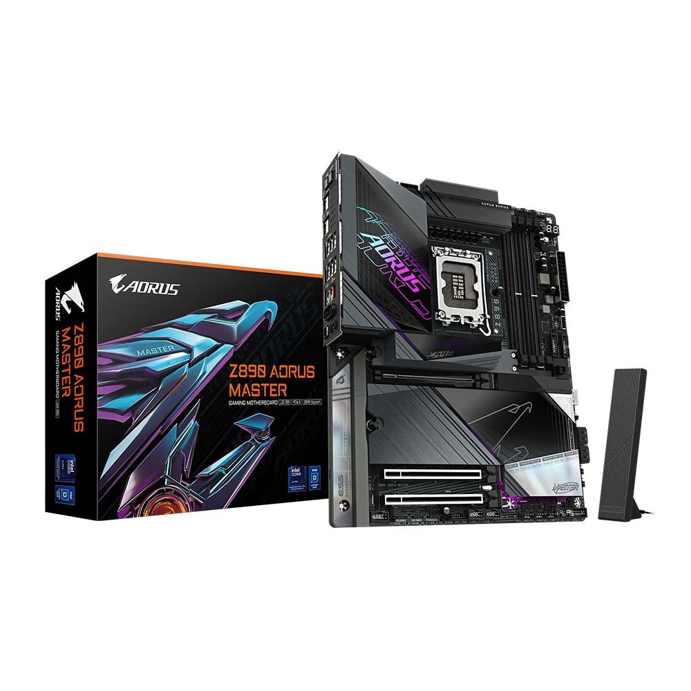 Mainboard GIGABYTE Z890 AORUS MASTER (Intel Z890, Socket 1851, ATX, 4 khe RAM DDR5)