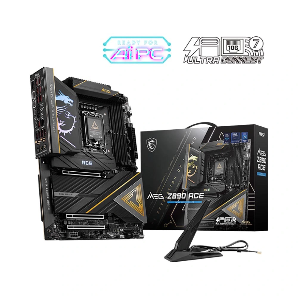 Mainboard MSI MEG Z890 ACE (Intel Z890, Socket 1851, ATX, 4 khe RAM DDR5)