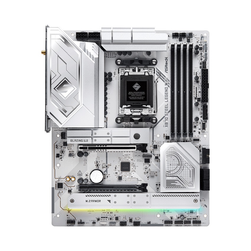 Mainboard ASROCK X870 STEEL LEGEND WIFI (AMD X870, Socket AM5, ATX, 4 khe RAM DDR5)