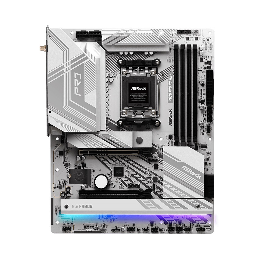 Mainboard ASROCK X870 PRO RS WIFI (AMD X870, Socket AM5, ATX, 4 khe RAM DDR5)