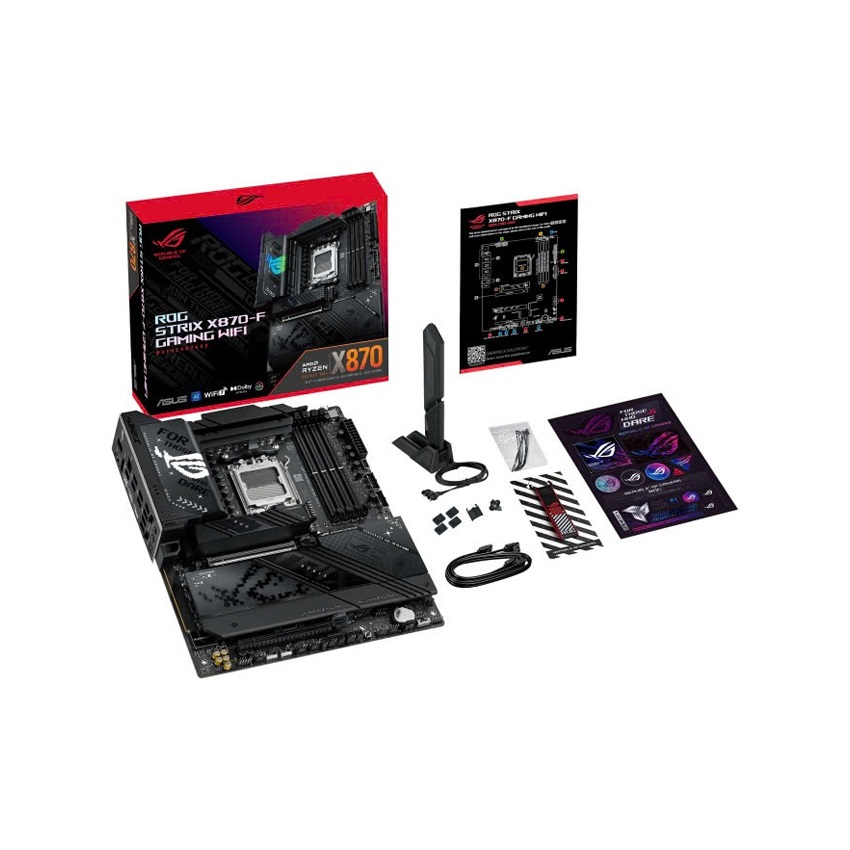 Mainboard ASUS ROG STRIX X870-F GAMING WIFI (AMD X870, Socket AM5, ATX, 4 khe RAM DDR5)