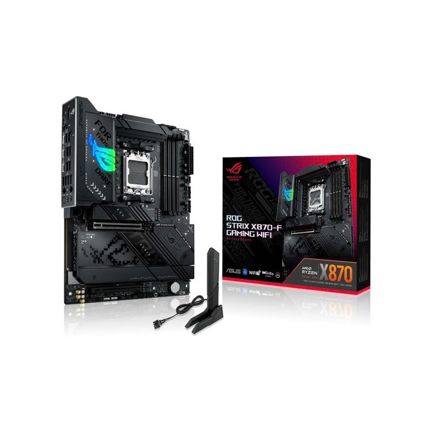 Mainboard ASUS ROG STRIX X870-F GAMING WIFI (AMD X870, Socket AM5, ATX, 4 khe RAM DDR5)