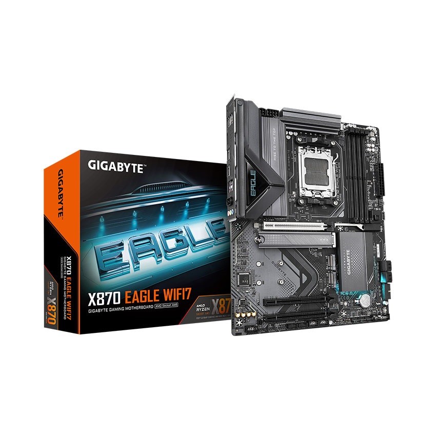 Mainboard GIGABYTE X870 EAGLE WIFI7 (AMD X870, Socket AM5, ATX, 4 khe RAM DDR5)