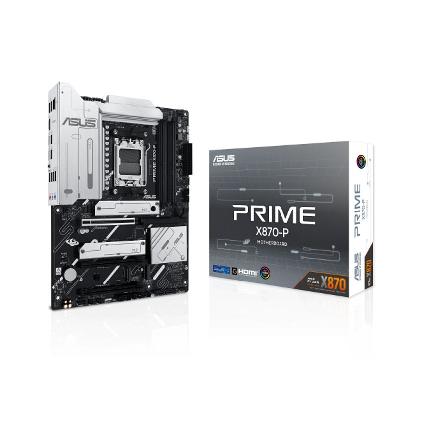 Mainboard ASUS PRIME X870-P WIFI-CSM (AMD X870, Socket AM5, ATX, 4 khe RAM DDR5)