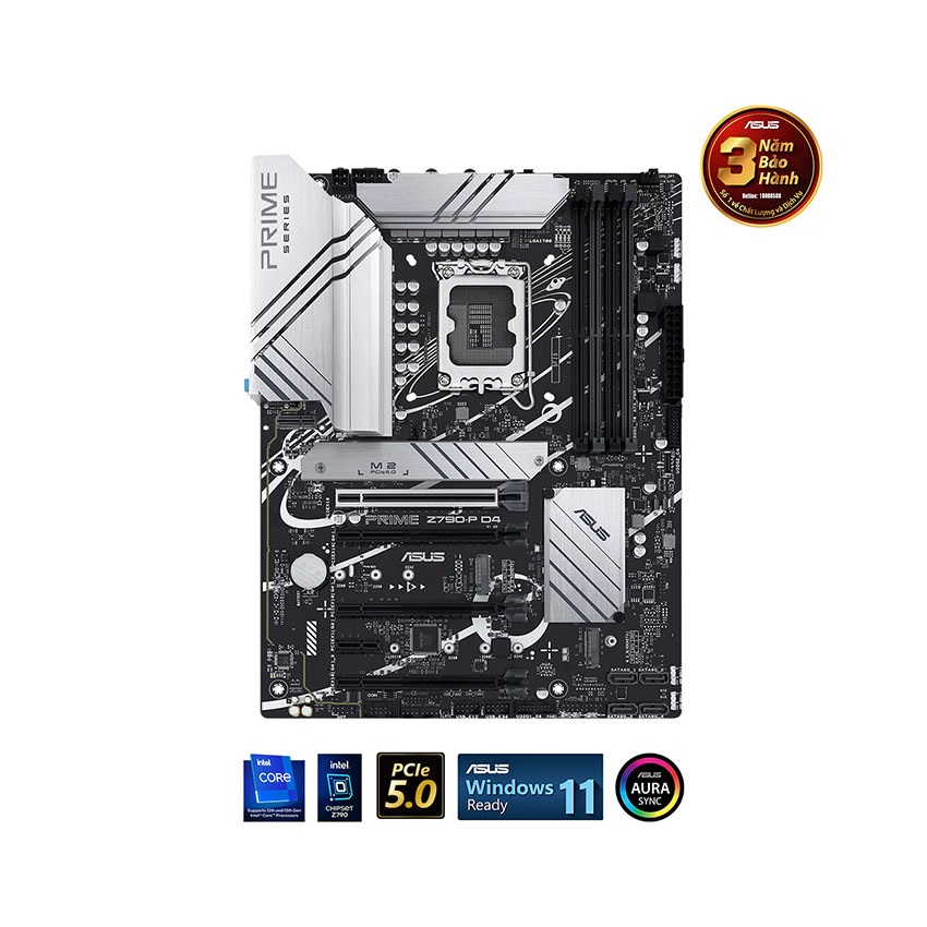 Mainboard ASUS PRIME Z790-P D4 CSM (Intel Z790, Socket 1700, ATX, 4 khe Ram DDR4)