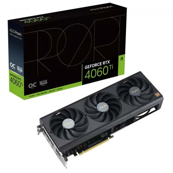 VGA Asus ProArt GeForce RTX 4060 Ti OC 16GB GDDR6 (PROART-RTX4060TI-O16G)