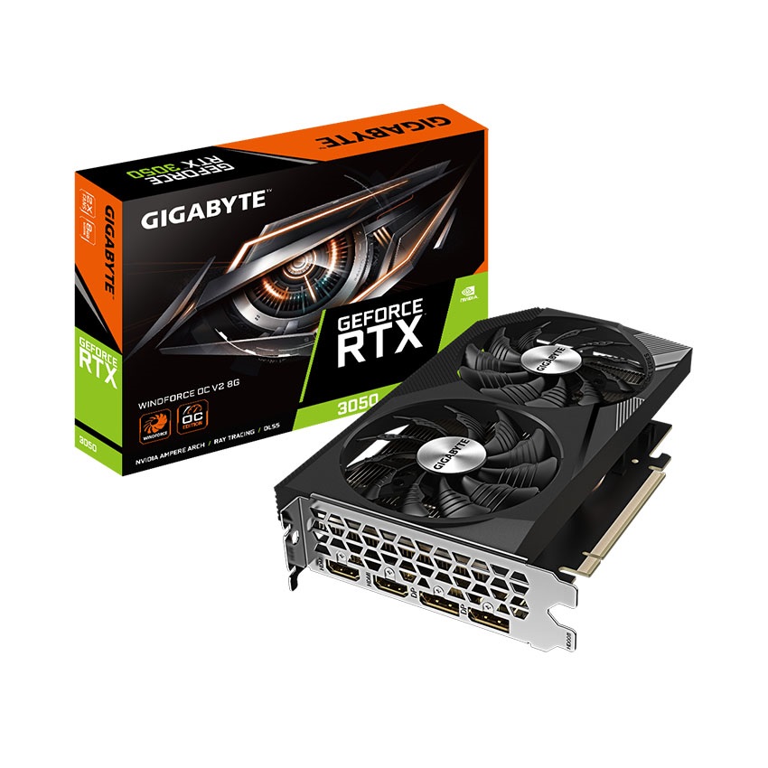 VGA Gigabyte RTX 3050 WINDFORCE OC V2 8G