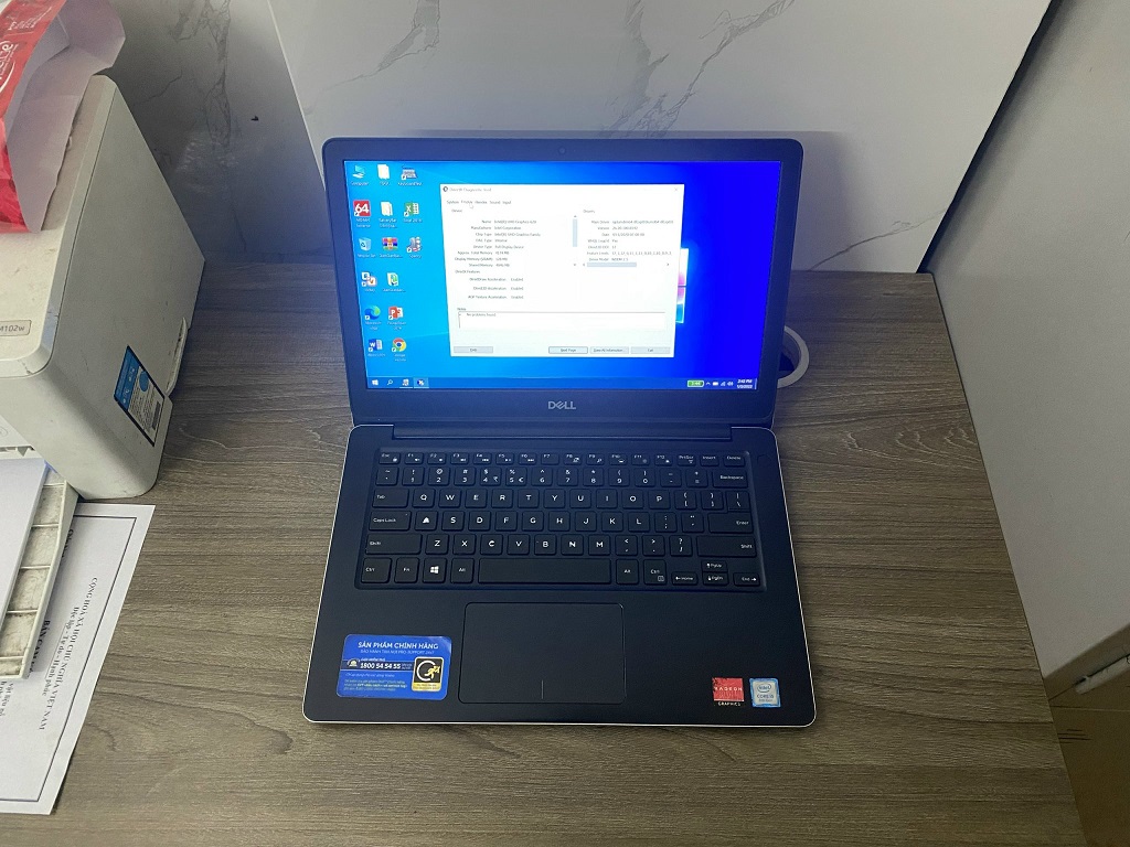 Laptop Dell Vostro V5370 cũ i5-8250U |8GB | 256G SSD | AMD M460 2G | 13.3