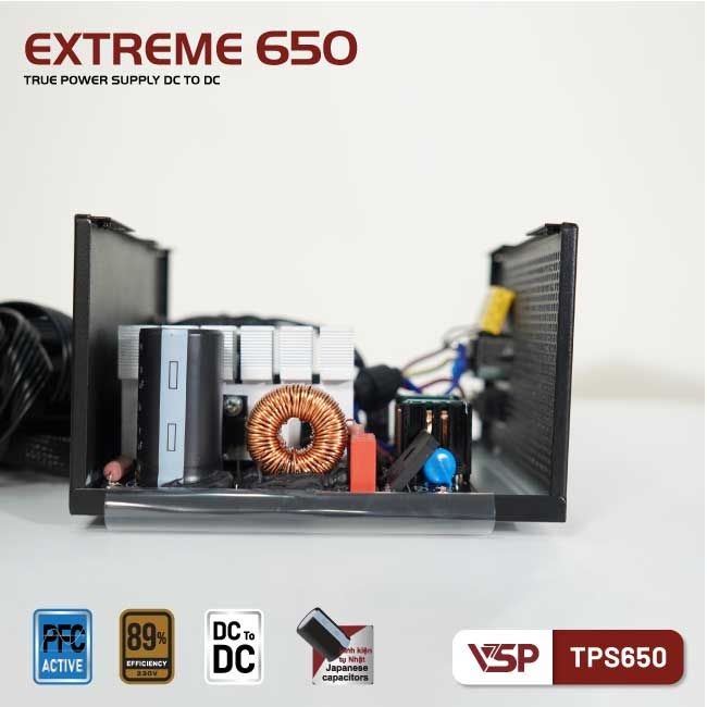 Bộ nguồn VSP Extreme TPS650 - 650W - DC to DC