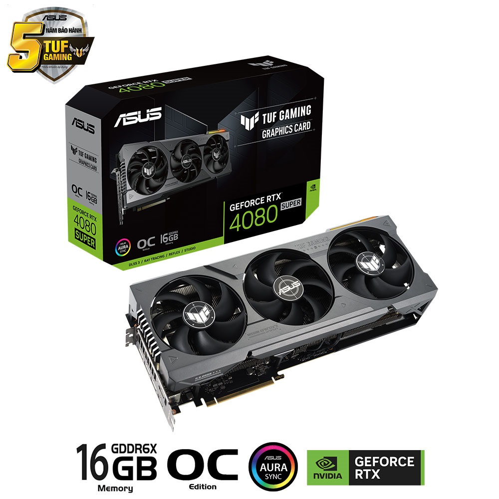 VGA Asus TUF RTX 4080 SUPER-O16G-GAMING