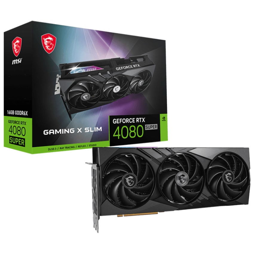 VGA MSI RTX 4080 SUPER 16G GAMING X SLIM