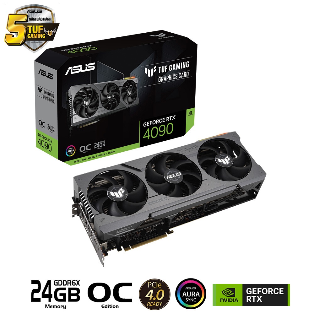 VGA Asus TUF RTX4090- 24G-OG GAMING