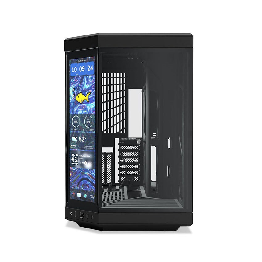 Vỏ Case HYTE Y70 Touch Infinite Case (Pitch Black) (CS-HYTE-Y70TI-BB)