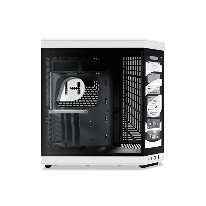 Vỏ Case HYTE Y70 Touch Infinite Case Black/ White (Panda) (CS-HYTE-Y70TI-WB)