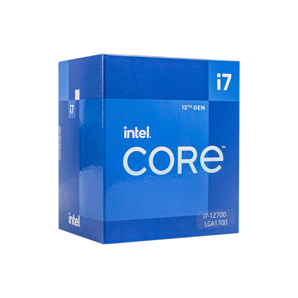 CPU Intel Core i7 12700 Box Chính Hãng (Intel LGA1700 - 12 Nhân 20 Luồng - Base 3.6Ghz - Turbo 4.9Ghz - Cache 25MB)