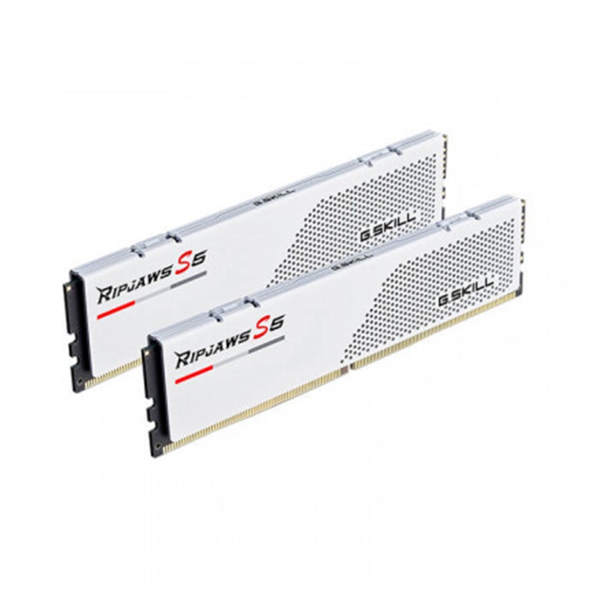 Ram Desktop Gskill RIPJAWS S5 White (F5-5600J4040C16GX2-RS5W) 32GB (2x16B) DDR5 5600Mhz