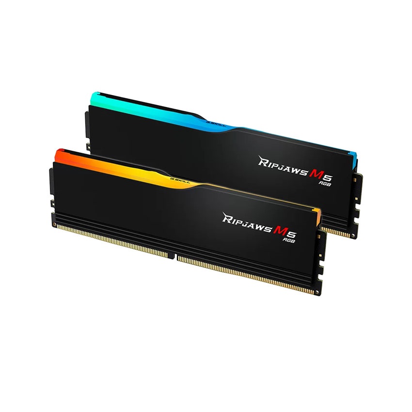 Ram Desktop Gskill Ripjaws M5 RGB (F5-5200J4040A16GX2-RM5RK) 32GB (2x16GB) DDR5 5200 MHz