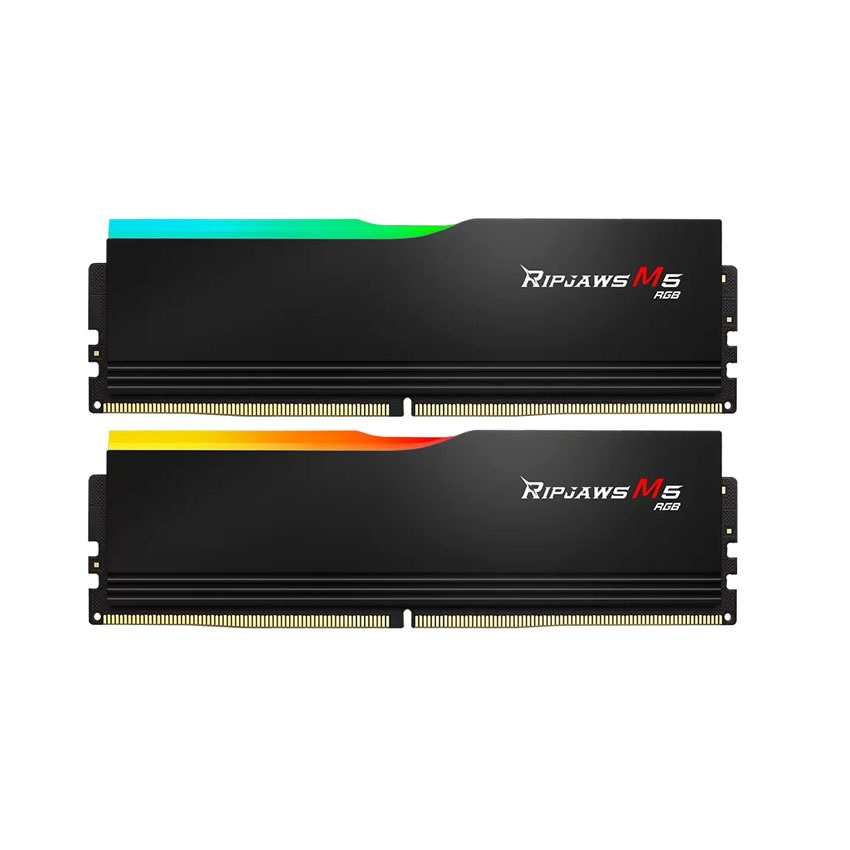 Ram Desktop Gskill Ripjaws M5 RGB (F5-5200J4040A16GX2-RM5RK) 32GB (2x16GB) DDR5 5200 MHz