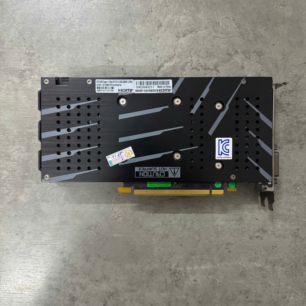 VGA Galax GTX 1660 Super 6GB DDR6 Cũ Bảo Hành Tháng 2-2026