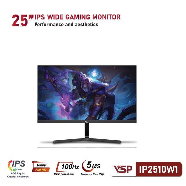 Màn hình VSP IP2510W1 (24.5 inch/FHD/IPS/100Hz/5ms)