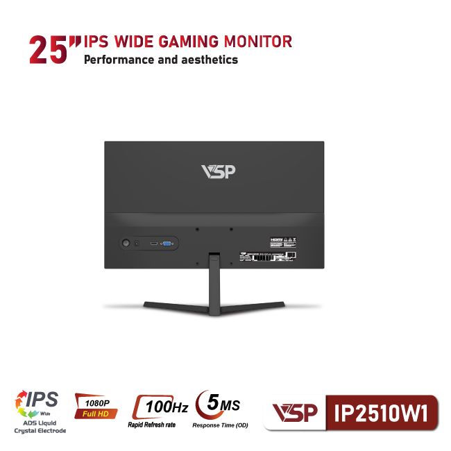 Màn hình VSP IP2510W1 (24.5 inch/FHD/IPS/100Hz/5ms)
