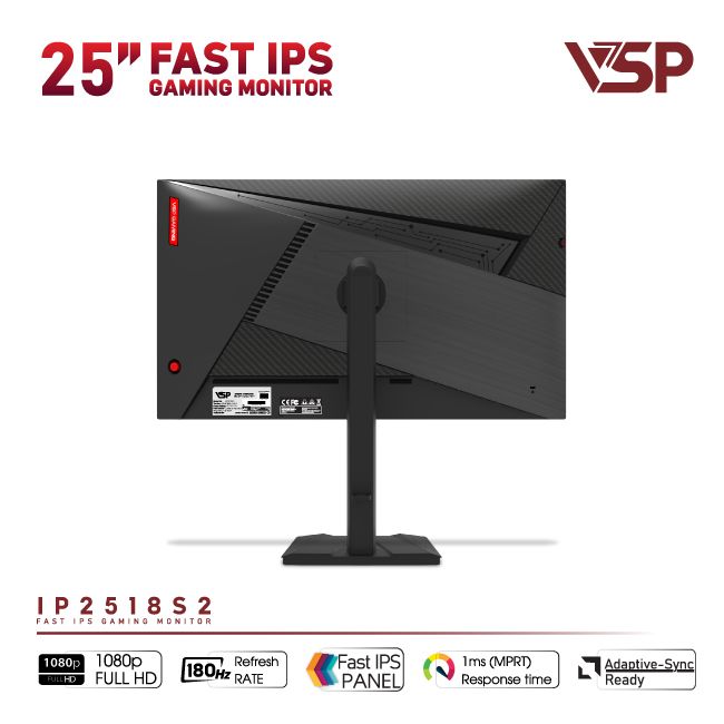 Màn hình VSP IP2518S2 (24.5 inch/FHD/Fast IPS/180Hz/1ms)