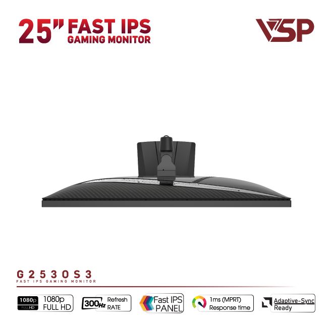 MÀN HÌNH GAMING VSP G2530S3 (24.5 INCH - FULL HD - IPS - 300HZ - 1MS - PHẲNG)