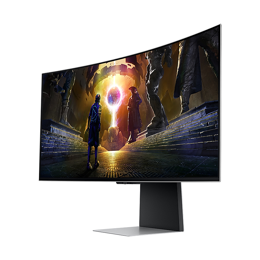 Màn hình Samsung Odyssey G8 LS34DG850SEXXV (34 inch/WQHD/OLED/175Hz/0.03ms/Smart/Cong)