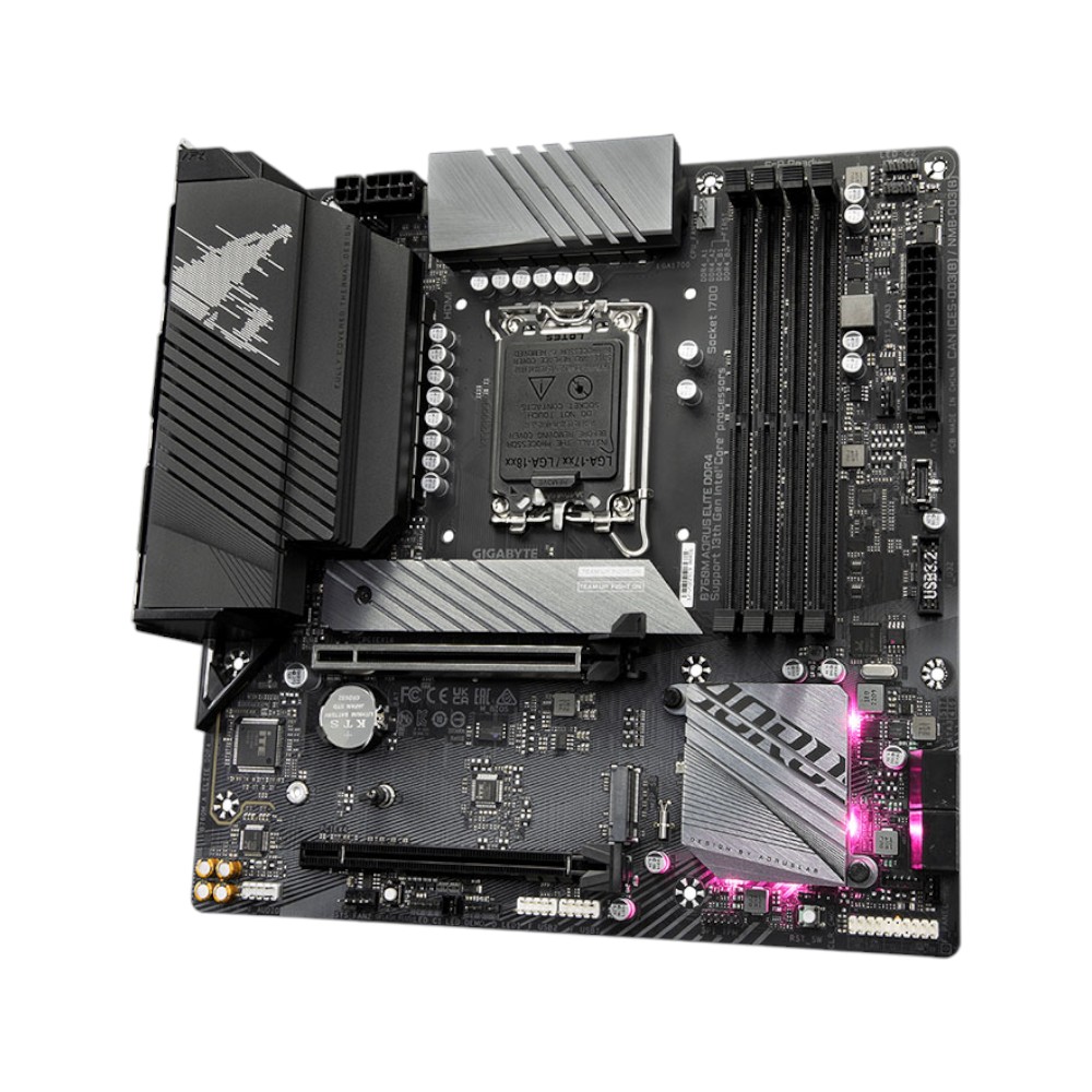  Mainboard Gigabyte B760M AORUS ELITE DDR4 ( LGA1700 / m-ATX / 4xDDR4 )
