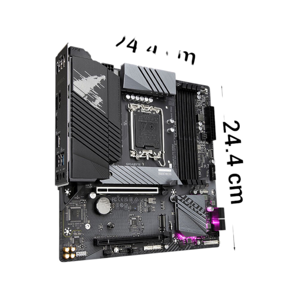  Mainboard Gigabyte B760M AORUS ELITE DDR4 ( LGA1700 / m-ATX / 4xDDR4 )