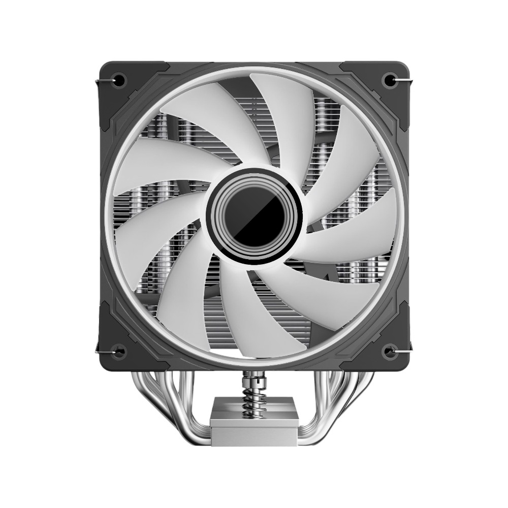 Tản nhiệt khí CPU CoolMoon GT600 ARGB - Black (Hiển thị nhiệt độ)