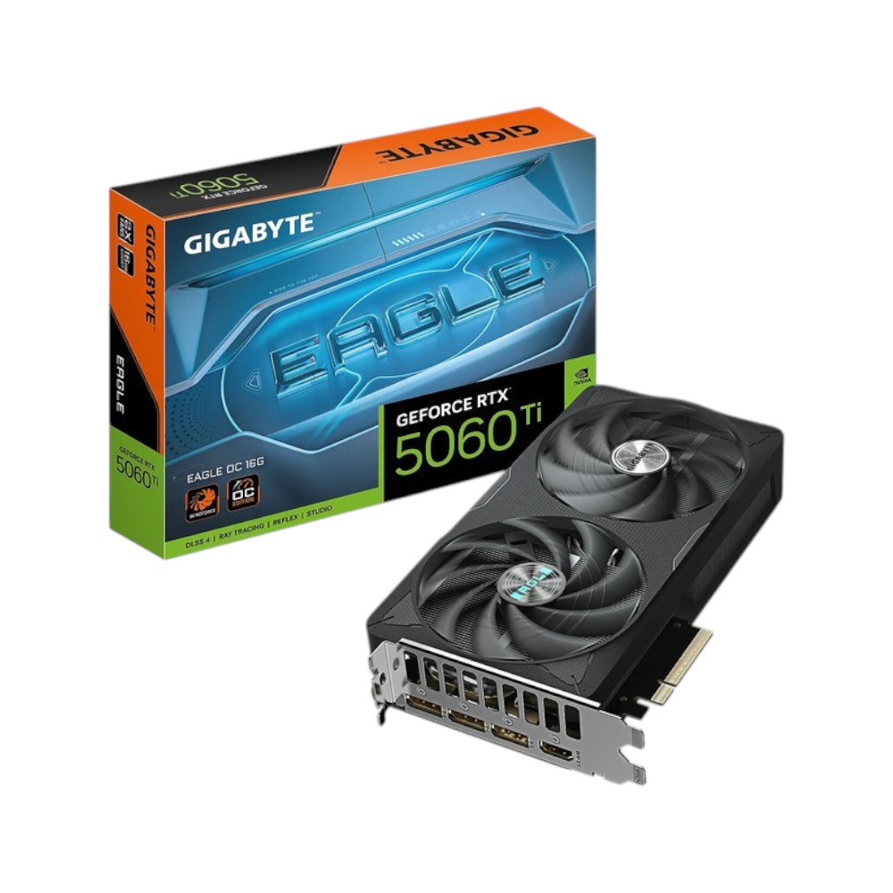 VGA Gigabyte GeForce RTX 5060 Ti EAGLE OC 16G (GDDR7, 128-bit, HDMI +DP, 1x8-pin)