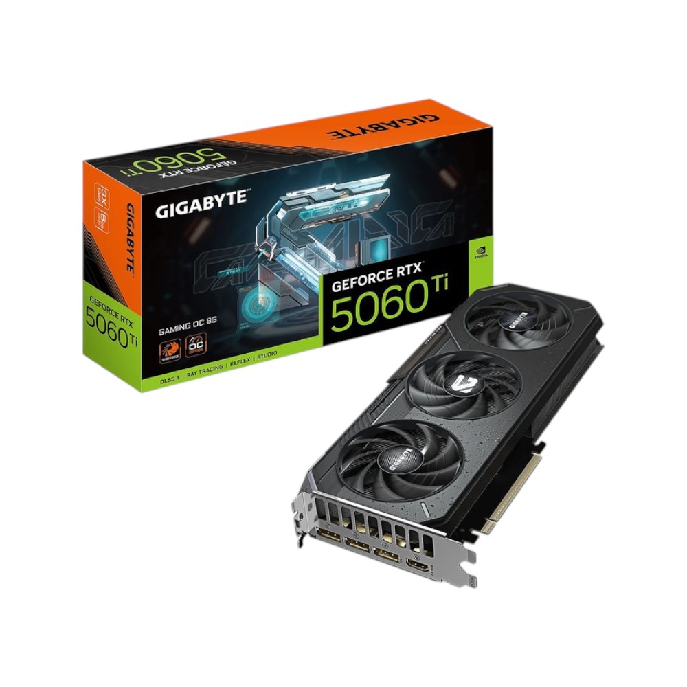 VGA Gigabyte GeForce RTX 5060 Ti GAMING OC 8G (GV-N506TGAMING OC-8GD) 