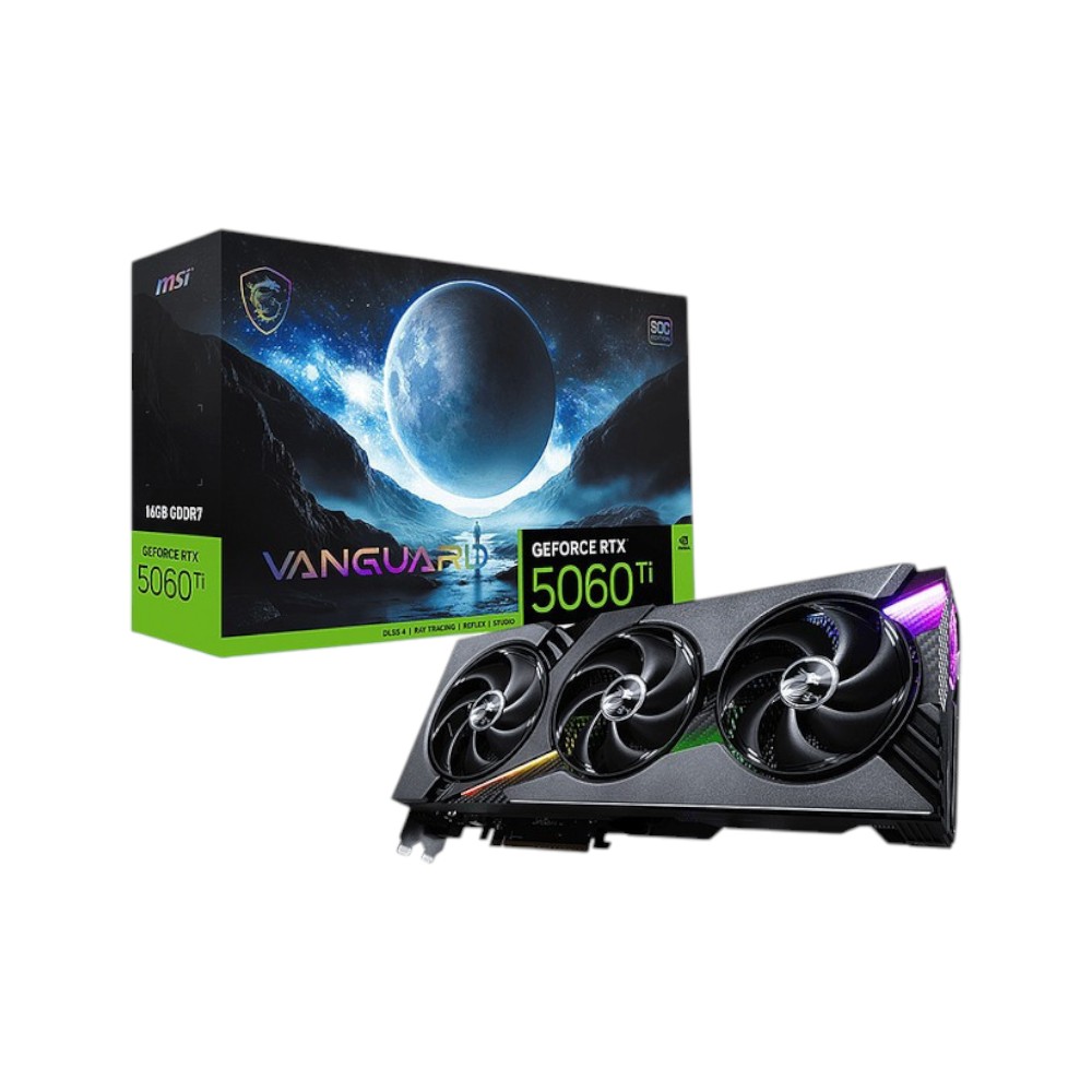 VGA MSI GeForce RTX 5060 Ti 16GB VANGUARD SOC