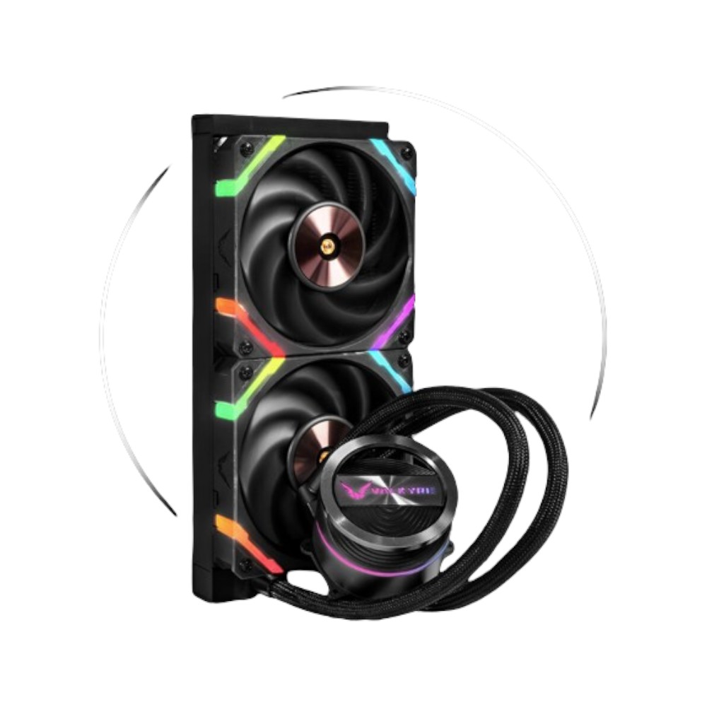 TẢN NHIỆT NƯỚC CAO CẤP VALKYRIE GL240 ĐEN
