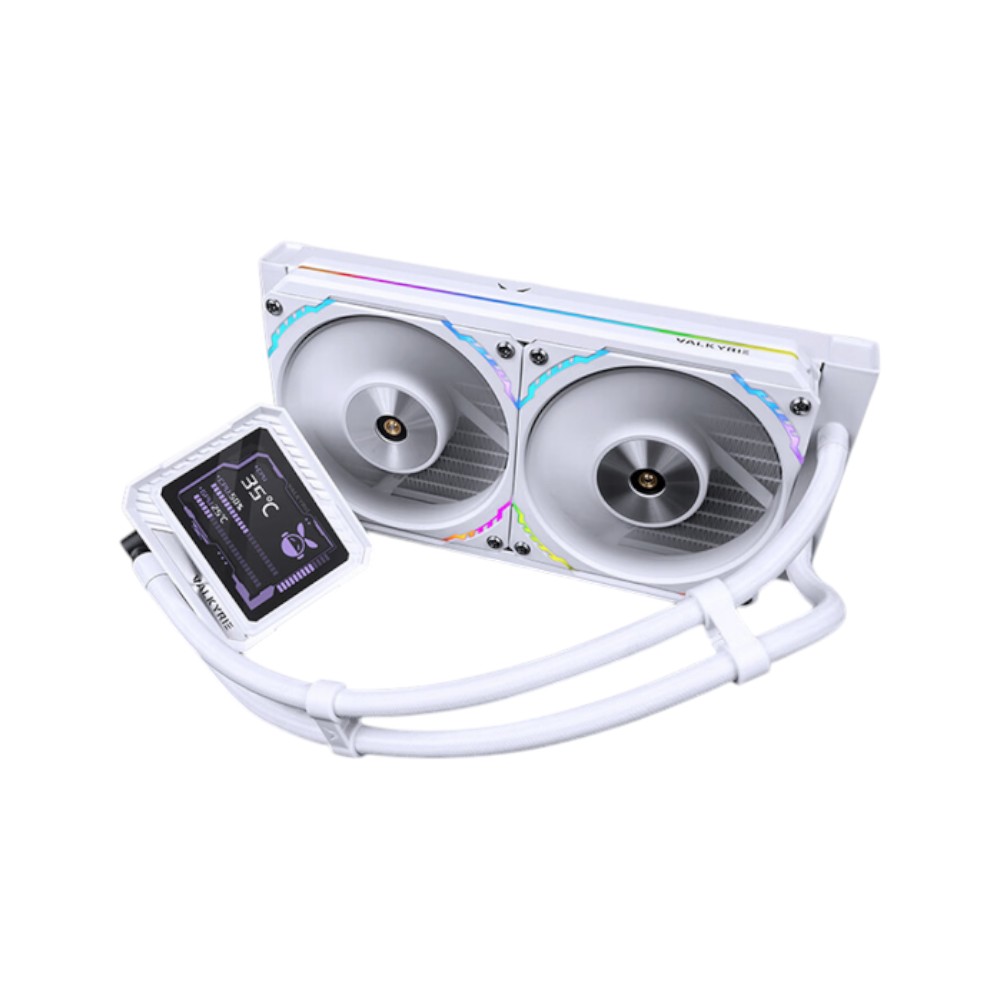 TẢN NHIỆT NƯỚC CAO CẤP VALKYRIE V240 MERLIN TRẮNG TÍM