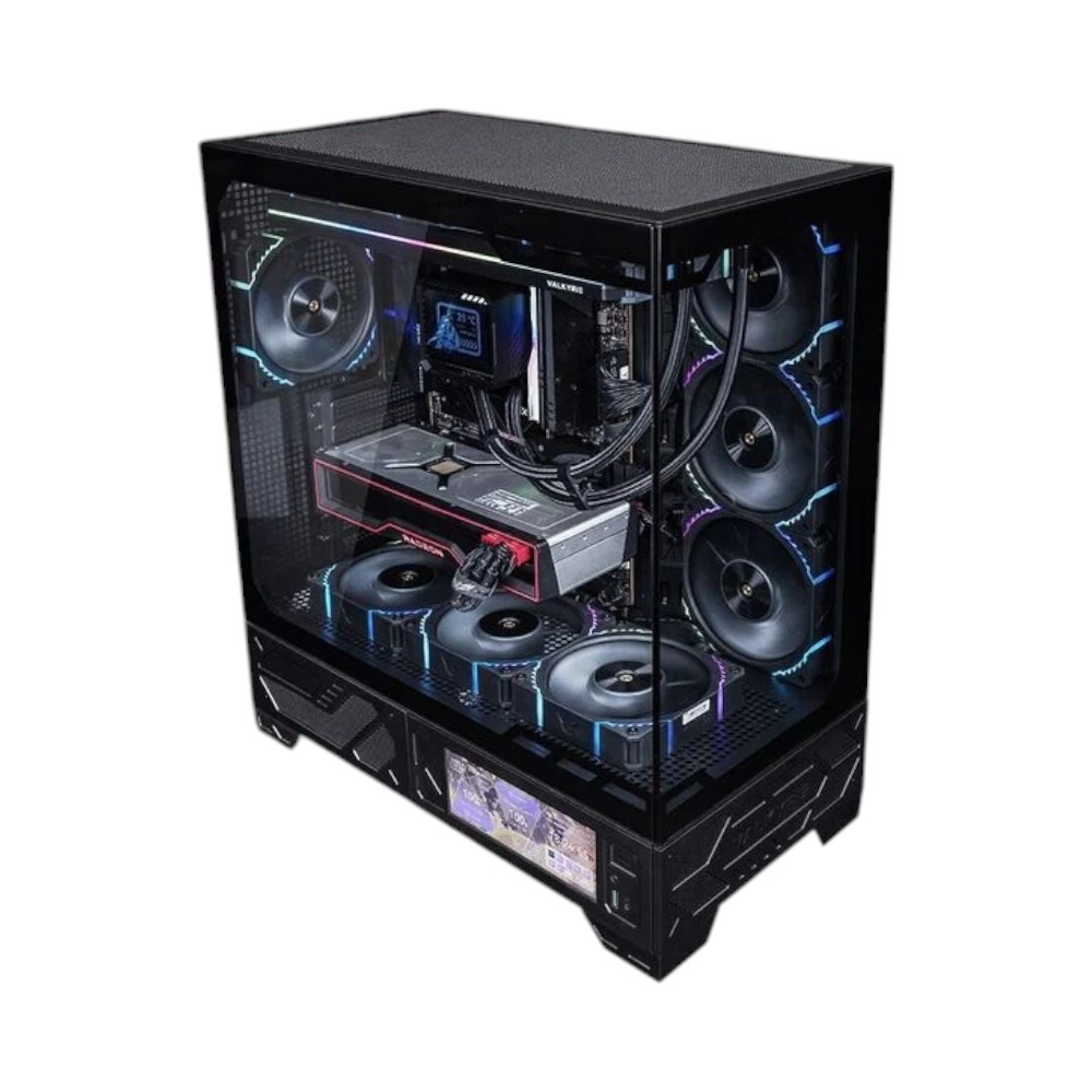 VỎ CASE PC VALKYRIE VK03 CASE LCD 6.2 BLACK