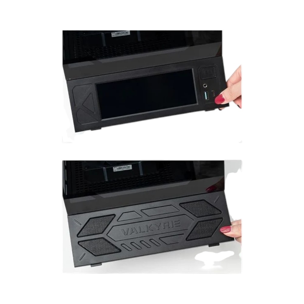 VỎ CASE PC VALKYRIE VK03 CASE LCD 6.2 BLACK