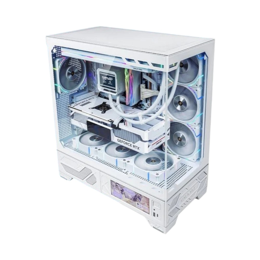 VỎ CASE PC VALKYRIE VK03 CASE LCD 6.2 WHITE