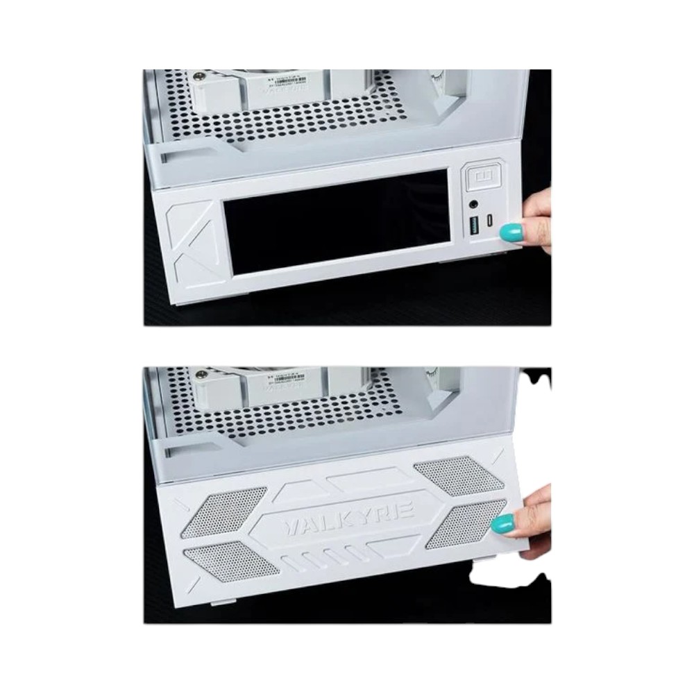 VỎ CASE PC VALKYRIE VK03 CASE LCD 6.2 WHITE